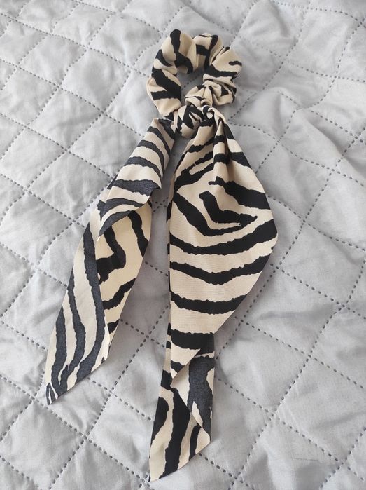 Gumka do włosów zebra