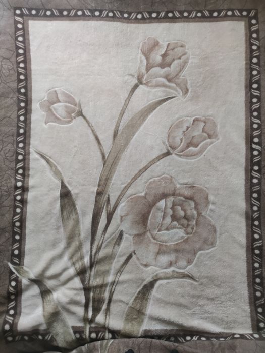 Одеяло покрывало флисовое 195х240см