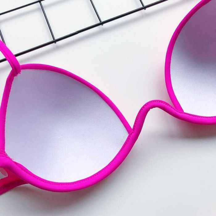 Damski Strój Bikini Stringi Kostium Kąpielowy Plażowy do Opalania S