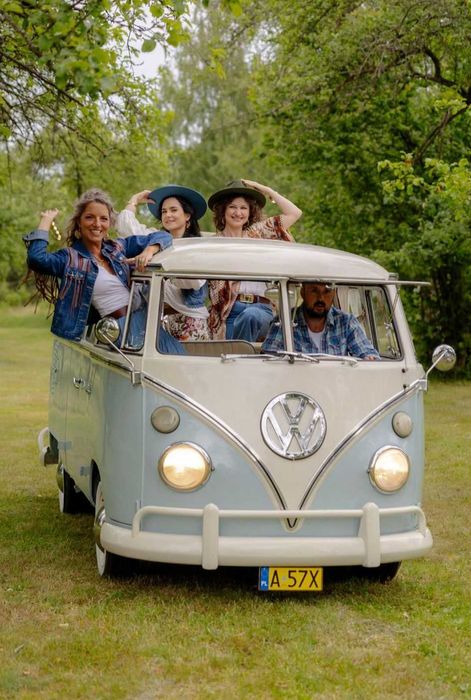 VW T1 Bulik Ogórek SAMBA bus - Samochód Auto do Ślubu -zabytkowy boho
