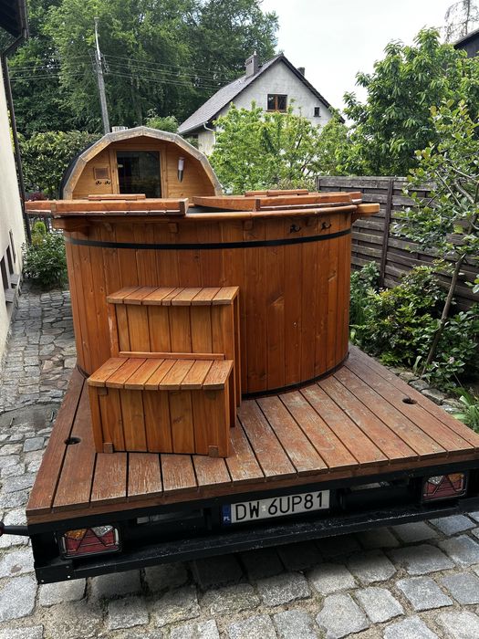 Mobilna balia i sauna zestaw - gotowy biznes.