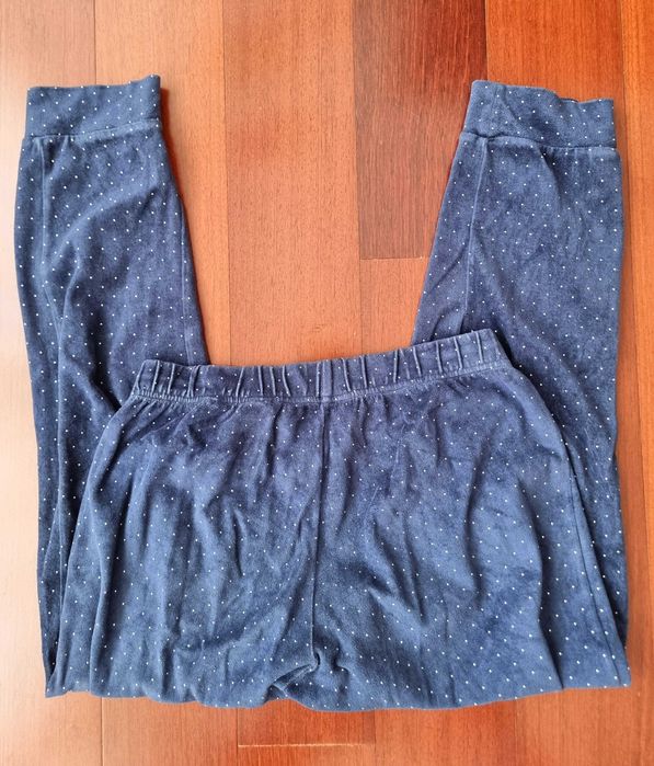 Pijama azul escuro com urso polar Primark, tamanho S