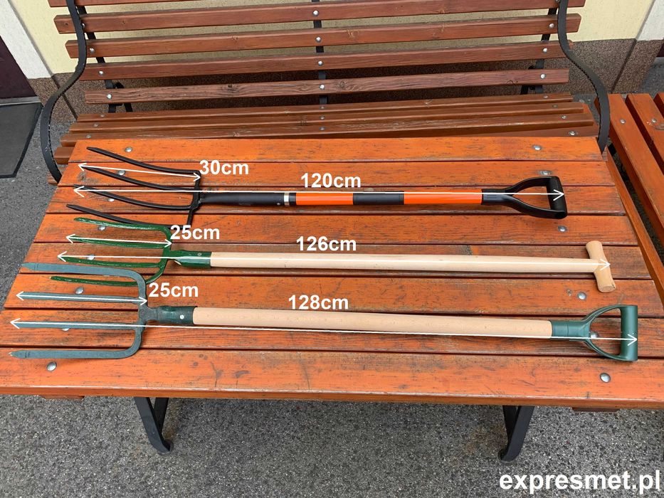 Polskie Widły 9 ZĘBNE! z trzonkiem, gable do ziemniaków buraków TANIO!