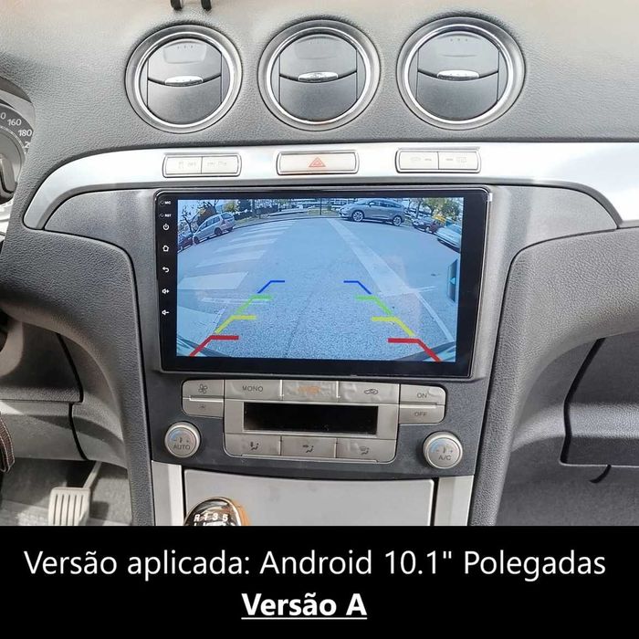 (NOVO) Rádio 2DIN • Ford S-MAX (2006 a 2011) • Android GPS [4+32GB]