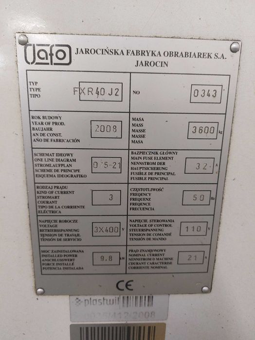 Frezarka Jarocin
