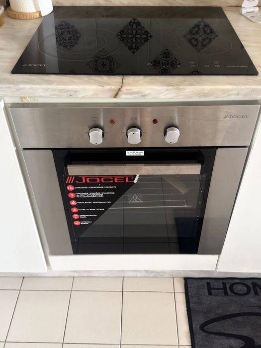 Forno e placa com 1 ano de uso