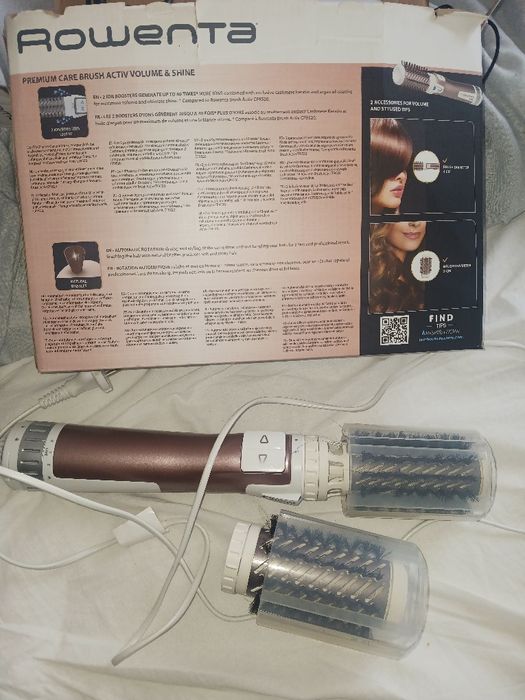 Escova e modelador rotativo