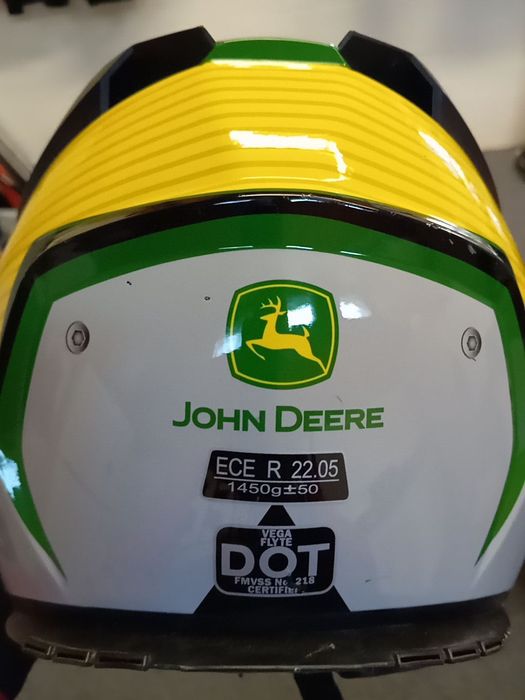 Sprzedam kask enduro cross John Deere z Niemiec