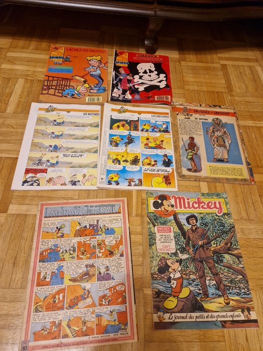 Komiks - Komiksy - Francuski język 7 sztuk