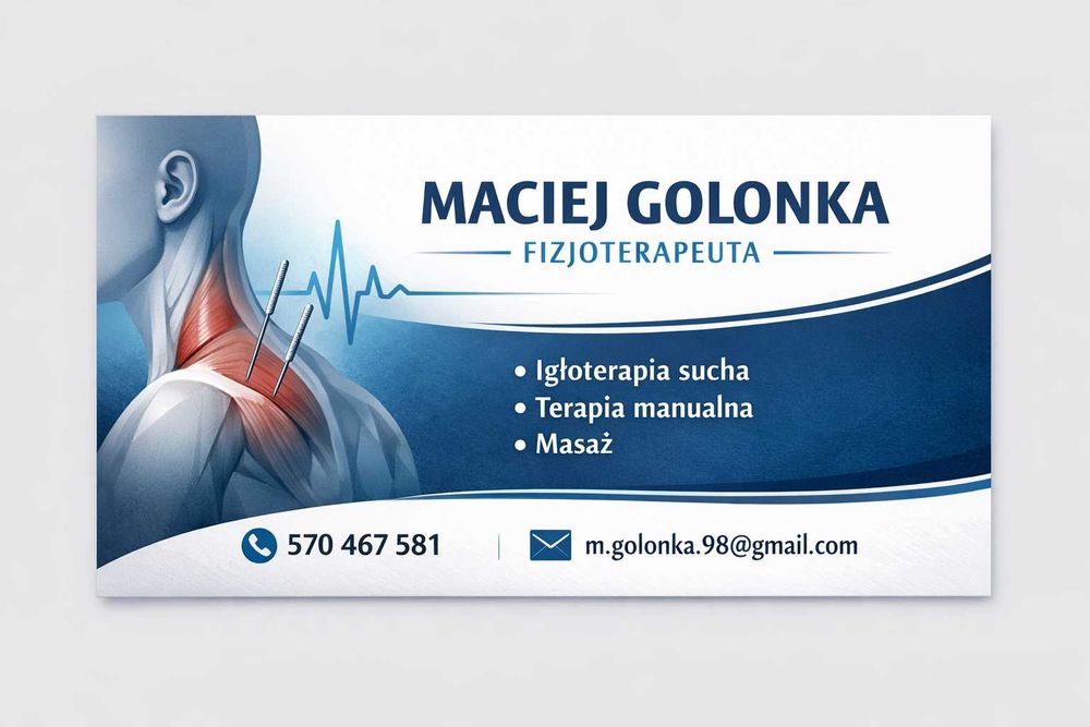 Masaż/fizjoterapia/suche igłowanie z dojazdem Kraków i okolice