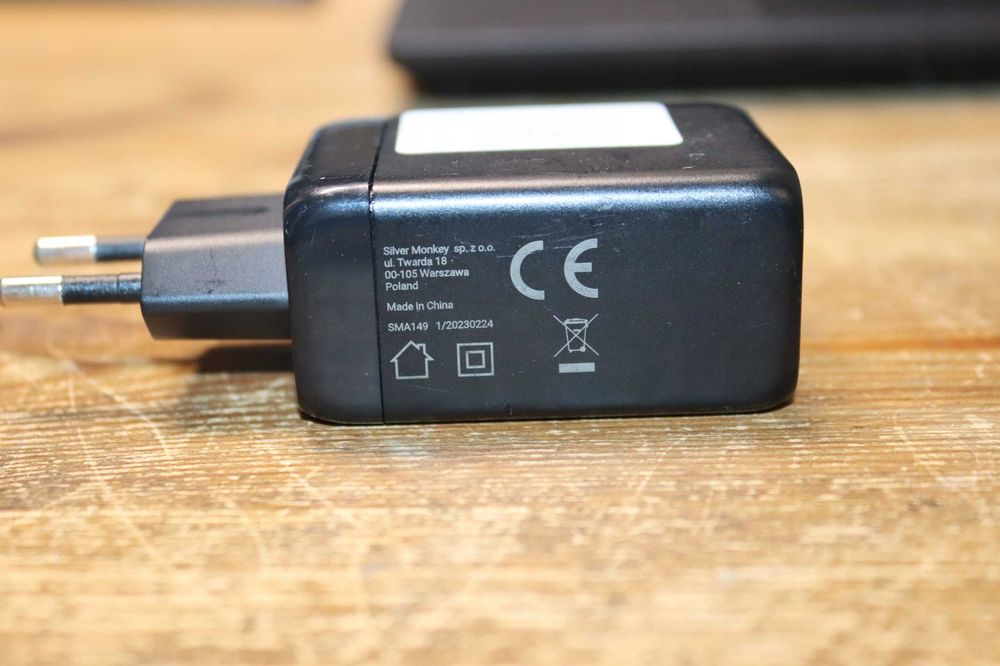 Ładowarka sieciowa Silver Monkey GaN 65W USB-C USB (6076)