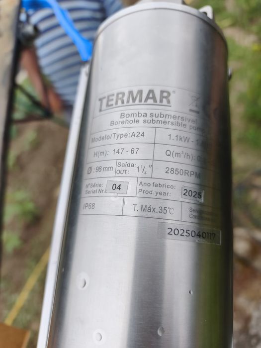 Bomba de água para furo