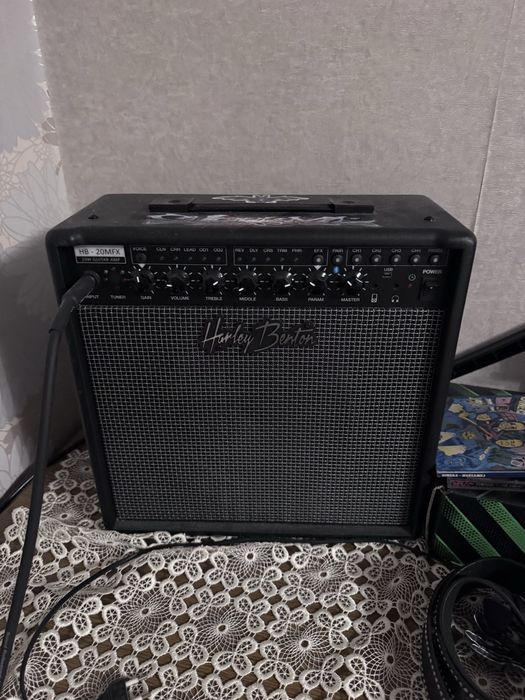 Gitara + wzmacniacz Harley Benton