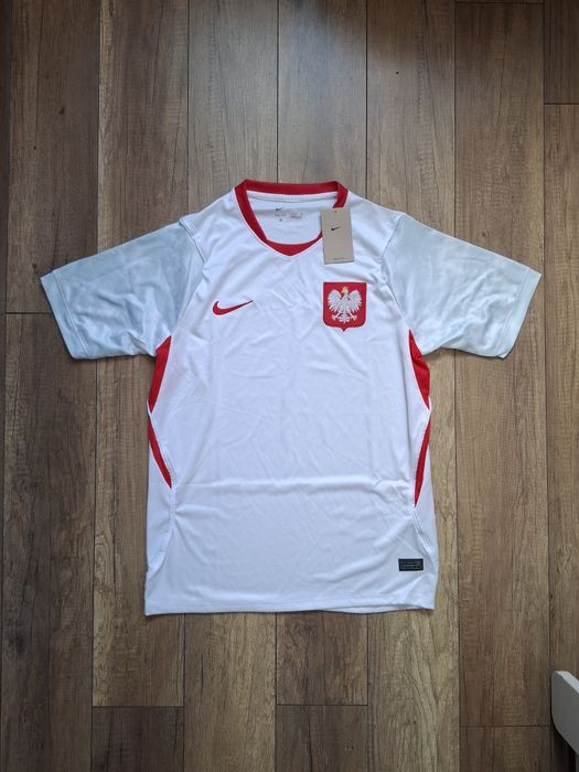 Biała koszulka piłkarska Nike Polska 2026 rozmiar M