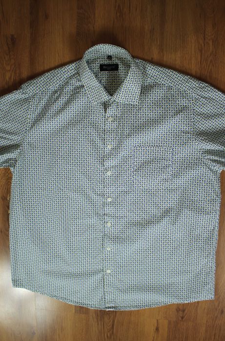 Koszula Bexleys r. XL 43/44 wielokolorowa krótki rękaw bawełniana męska