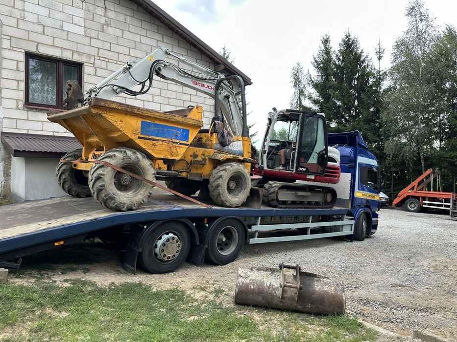 uslugi koparka 9ton 5ton 3ton oraz wodzidła