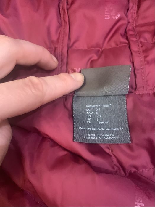 Легкий  пуховик  JackWolfskin, XS