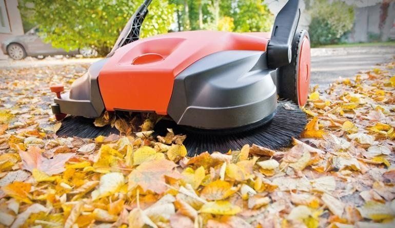 Haaga 697 Zamiatarka Elektryczna Akumulatorowa Ręczna Prowadzona Turbo