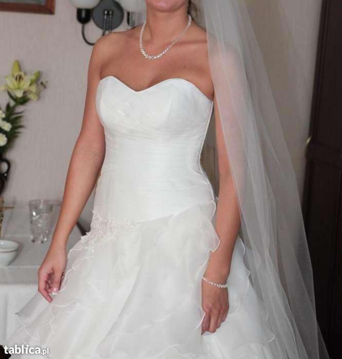 TANIO SUKNIA ŚLUBNA fulara&żywczyk 38