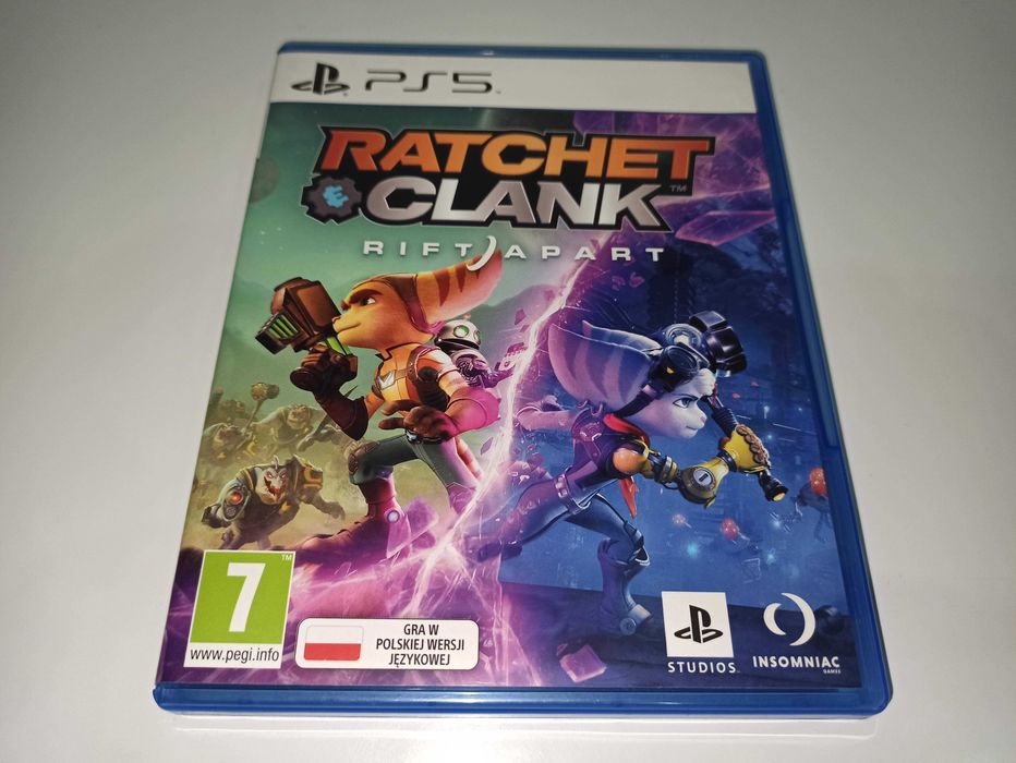 ps5 RATCHET and CLANK RIFT APART PL postacie mówią po polsku hit