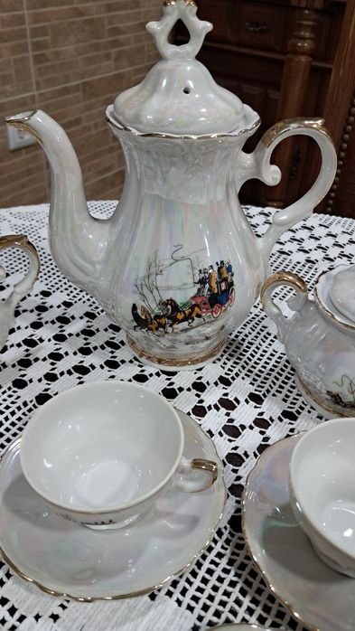 Serviço de chá antigo