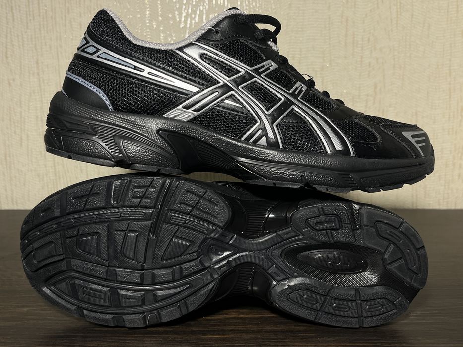 НОВЫЕ! Кроссовки Asics Gel-1130™ Black, черные, мужские, 41, 42, 43, 44, 45, 46, синтетическая кожа, сетка, весна, лето, осень, повседневные.