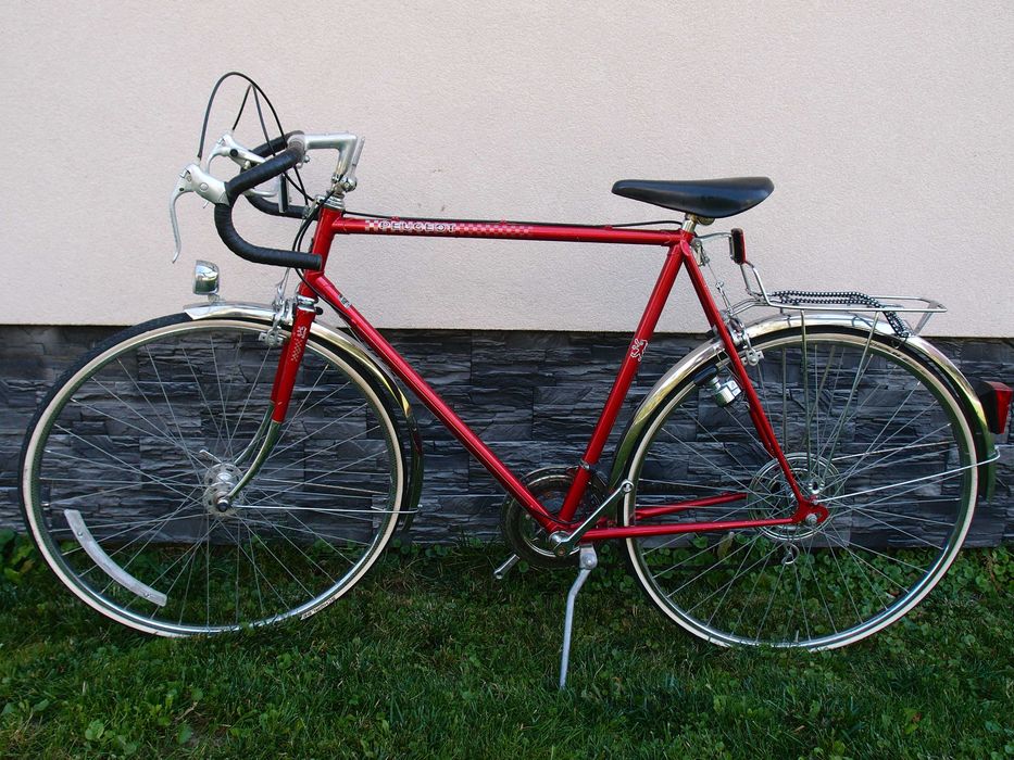 Peugeot LE8 M rower 1979 carbolite 700C Nervar Simplex Weinmann