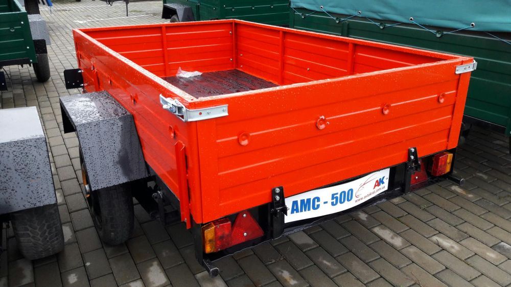 Причіп АМС 500 підсилений з колесами. Акція