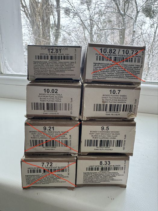 Продам нову професійну фарбу для волосся Farmavita, Inebrya, Palette