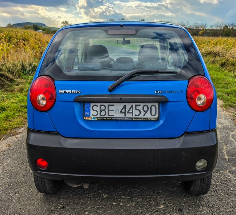 Chevrolet Spark 0.8 52km 2007r 115 tyś km krajówka zero rdzy zadbane auto