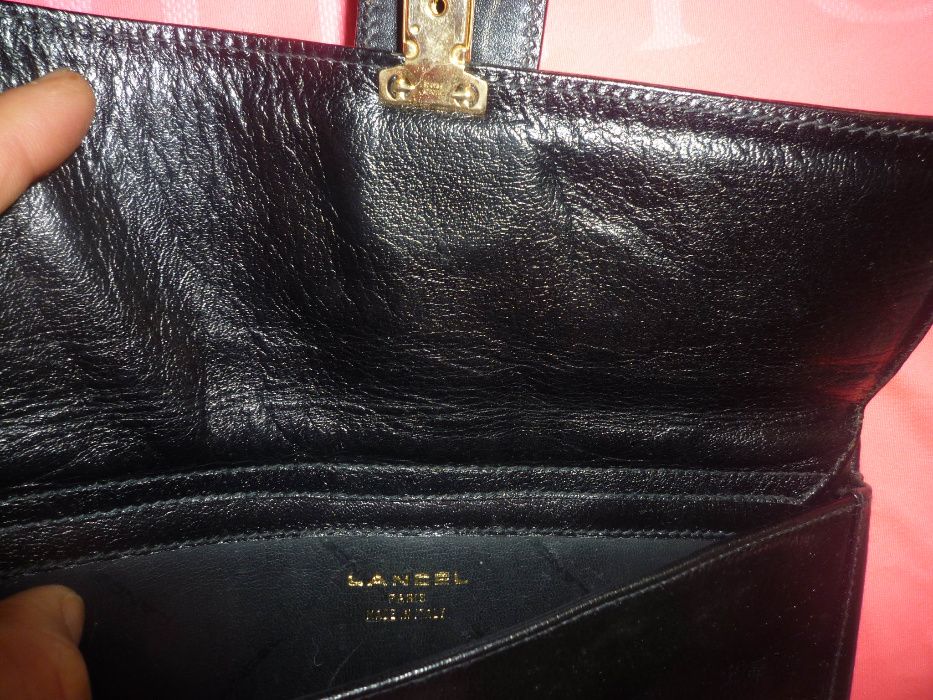 Mala /Bolsa de Mão de Homem em Pele Lancel Nova com fecho