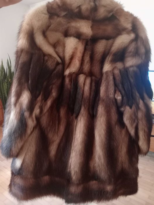 Futro naturalne piękne unisex