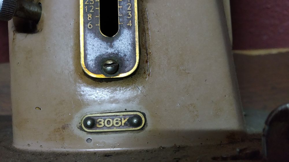 Máquina Singer 306K semi industrial de 1961 - ÚLTIMOS DIAS