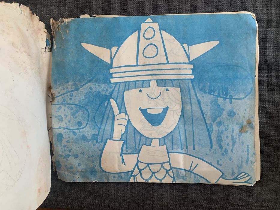 Caderneta de Cromos Vintage o Viking de 1975