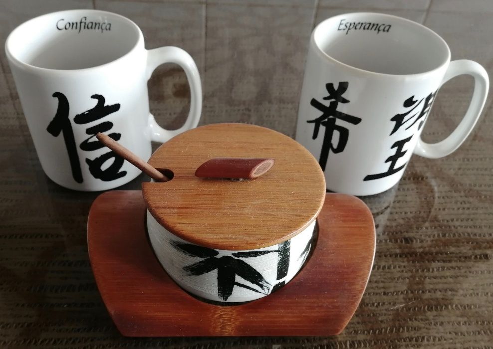 conjunto pequeno almoço