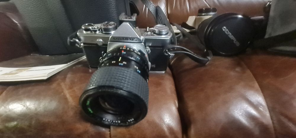 Aparat Olympus OM-2 zestaw