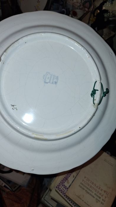 Prato decorativo Lamego recordação faiança