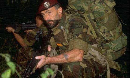 Farda militar de combate Exército Italiano camuflado Woodland Roma 90