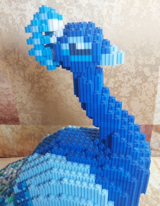 Конструктор  Павич з мікроблоків (Bearbrick)