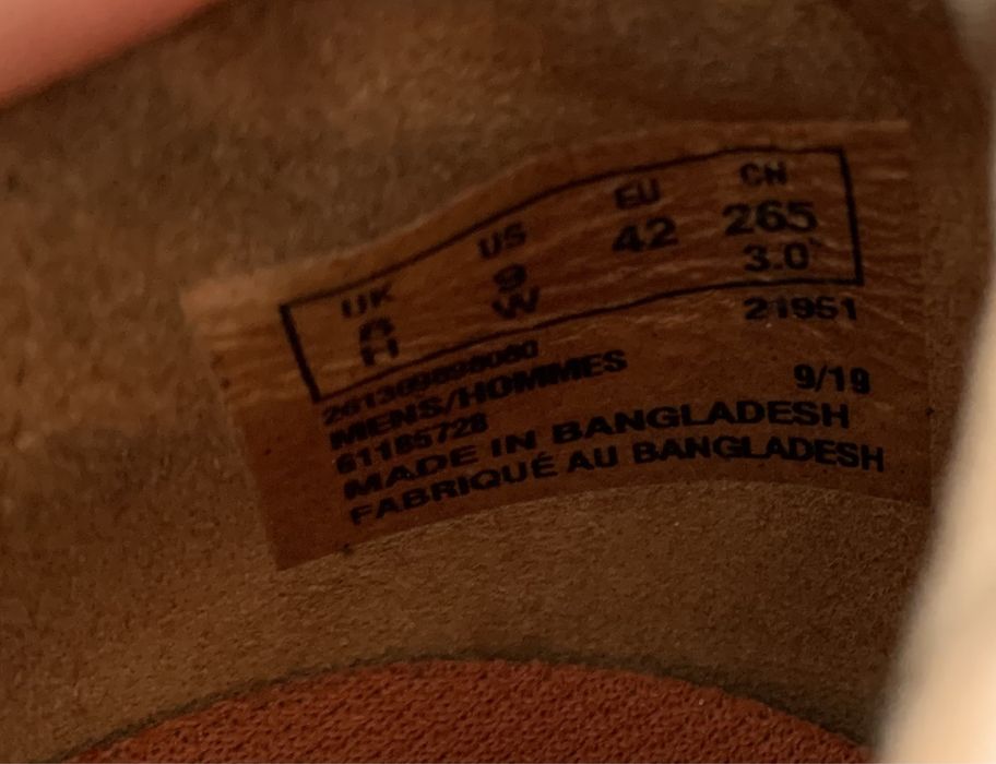 Мужские полуботинки Clarks р.42 кожа осенние кларкс