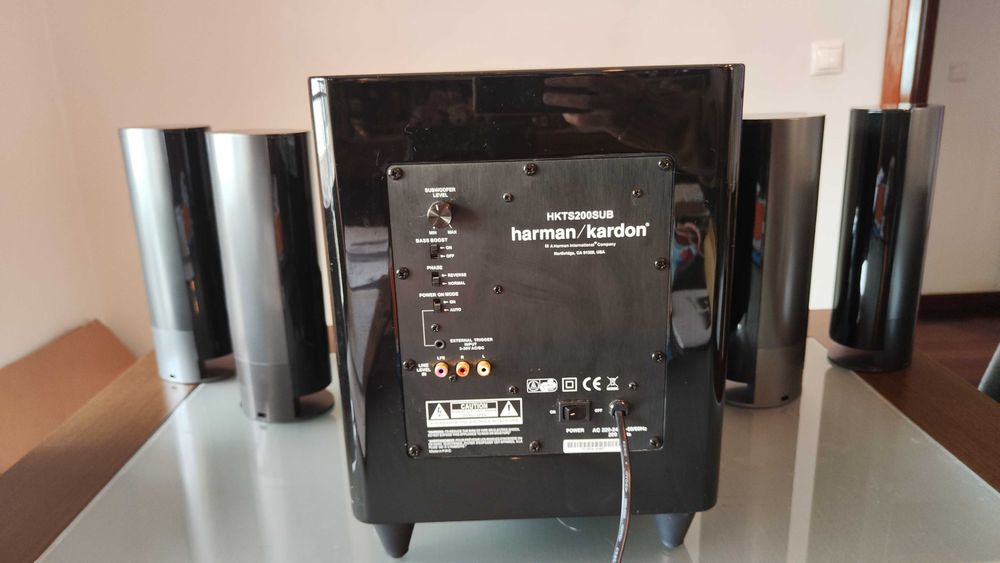 Colunas Harman Kardon HKTS 30 - home cinema