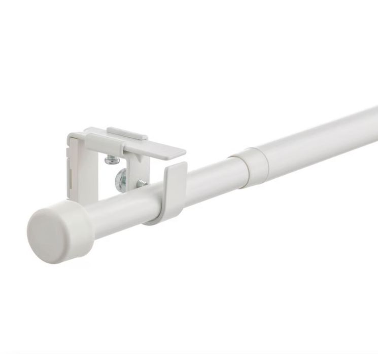 Conjunto para Varão BEKRÄFTA – Branco | 120–210 cm | 19 mm