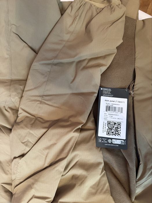 Arc'teryx LEAF Atom Jacket LT Men's (Gen2.1) RG. M.