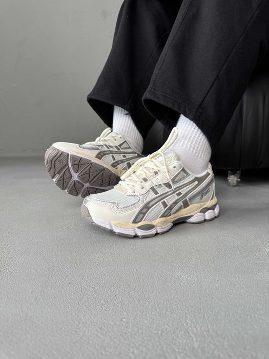 Кросівки Asics Gel-NYC 2055 Beige premium | Кроссовки Асикс жіночі чоловічі