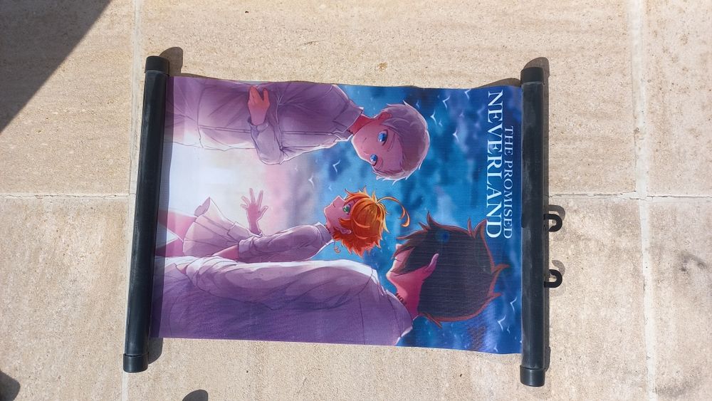 Poster naruto e the promised neverland