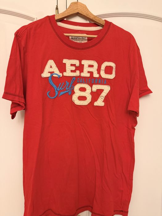 T-shirt Aéropostale California Surf 87 – Vermelha (Tam. XL)