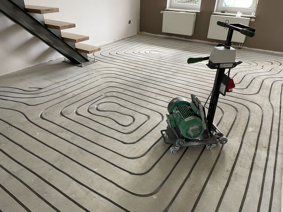 Ogrzewanie podłogowe frezowane