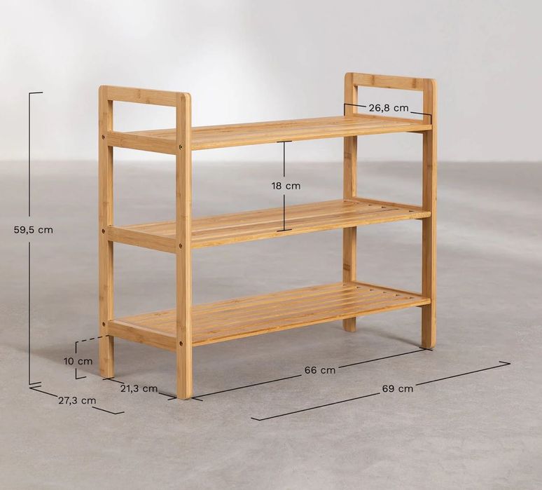 Armário de sapatos em madeira da SKLUM