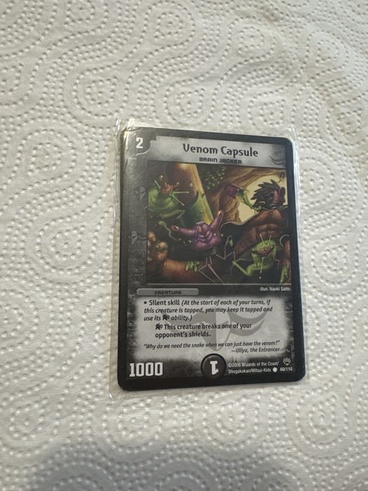 Venom capsule duel masters karty ENG