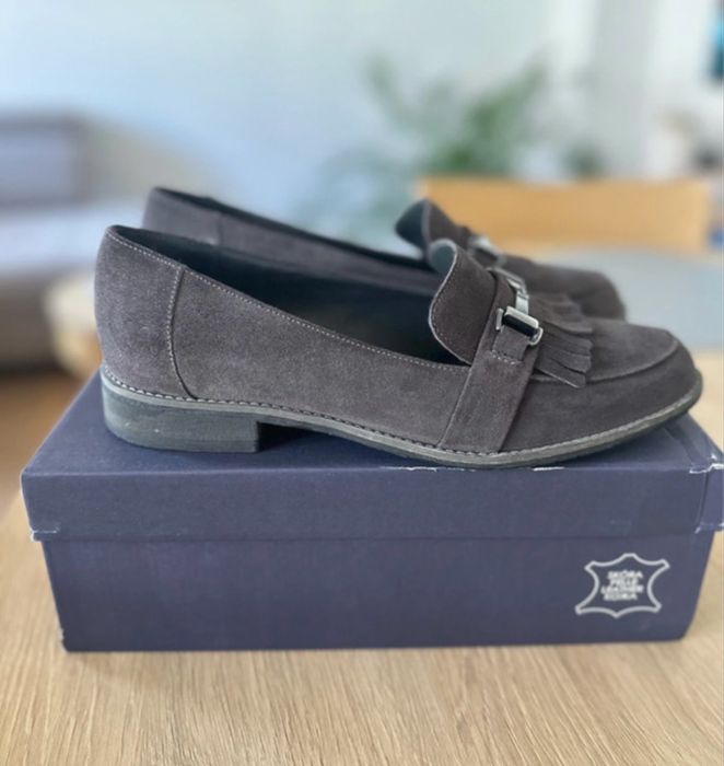 Loafersy zamszowe Ryłko